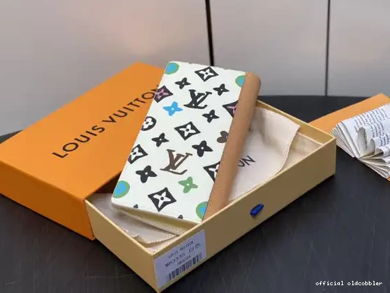 Official oldcobbler VUITTON LOUIS WALLET-10*19*2cm BRAZZA 0702